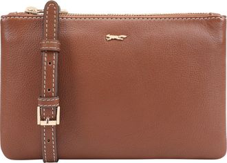 Paul Costelloe Womens Triplet Leather Cross Body Bag - Brown - One Size