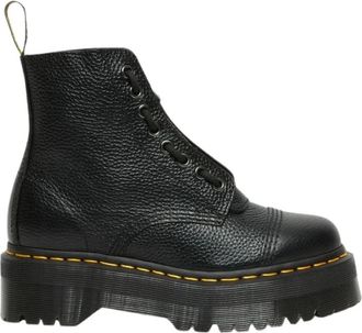Dr. Martens Sinclair Platform Laarzen - Heren - Schoenen - Zwart - Maat: 41 EU Zijde