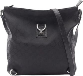 Gucci Pre-owned Vintage Shoulder Bag - Dames - Vintage Schoudertas - Zwart - ONE Size - Leer - Vintage