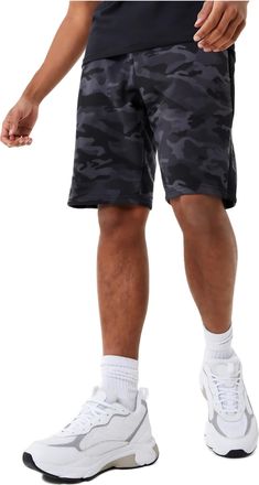 Everlast Mens Premium Jersey Shorts Bottoms Camo S