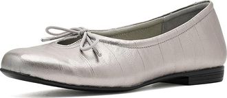 Alegria Leilah Womens Dress Flat Shoes Platinum : EU 37.5 (US Womens 7.5) Regular, Leather