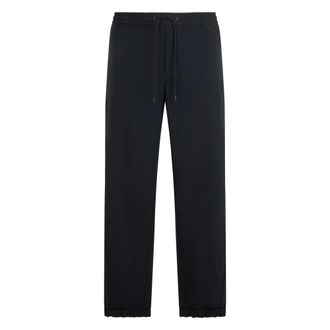 Moncler Sweatpants, male, Black, Size: XL Pants with elastic waist