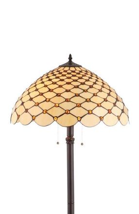 Jonathan Y Designs Lee Tiffany-Style 62 LED Floor Lamp, Bronze at Nordstrom