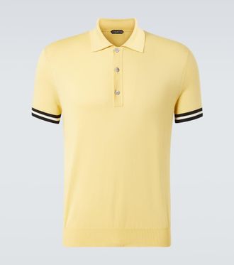 Tom Ford Cotton and silk polo shirt