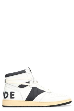 Rhude Rhecess Leather High-top Sneakers