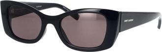 Saint Laurent Dames, Accessoires, Zwart, Maat: 52 MM Leer