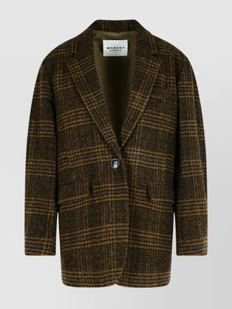 Isabel Marant gesina checked wool blazer