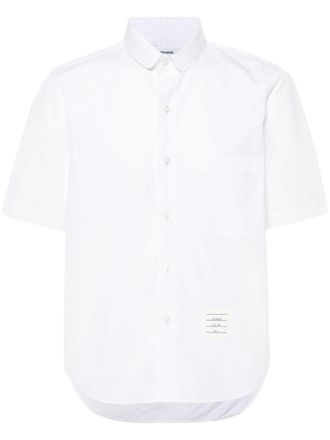 Thom Browne Camicia a maniche corte - Bianco