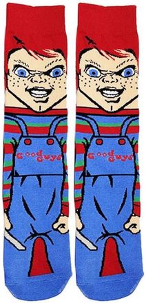 Generic Unisex 1 Pair TV Cinema Scary Horror Characters Novelty Socks One Size UK 6-10 EU 40-45 (UK, Numeric, 6, 10, Regular, Regular, Chucky)