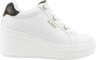 Guess Fltrzyele 12 - Dames - Sneakers - Wit - 38 EU - Schoenen