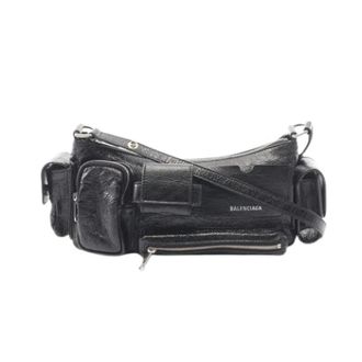 Balenciaga Pre-owned Cross Body Bags, female, Black, Size: ONE SIZE Pre-owned Vintage Cross Body Bag