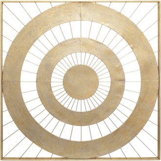 Atmosphera Decoraci&oacute;n De Pared louise Dorada - Metal 90 X 90 Cm - Atmosphera Cr&eacute;ateur DInt&eacute;rieur