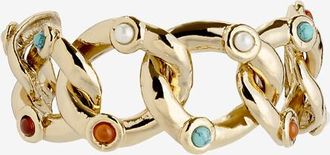 Gas Bijoux Goldenes Armband mit Halbedelsteinen Mitsi