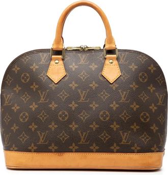Louis Vuitton Borsa a mano Alma PM con monogramma 1998 - Marrone