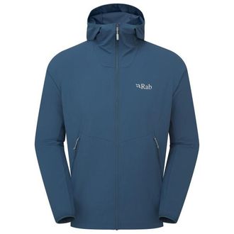RAB Borealis Hoody Softshelljacke f&uuml;r Herren | blau