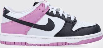 Nike Sneakers Dunk Low da bambino in pelle liscia con logo Swoosh