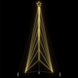 vidaXL &Aacute;rbol De Navidad Led 861 Leds Blanco C&aacute;lido 478 Cm Vidaxl