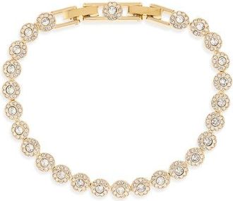 Swarovski Una Crystal Bracelet in Gold/Crystal at Nordstrom