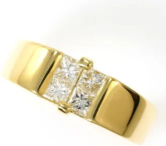 C&A Yellow Gold Yellow Gold (18K) Band Ring (Pre-Owned)