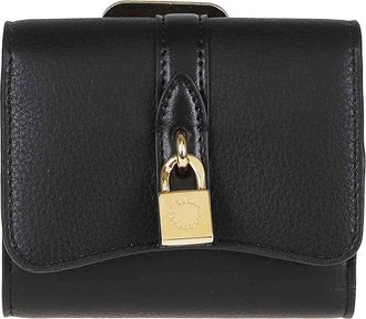 Stella McCartney Trifold Wallet Embossed Grainy Eco