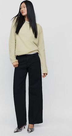 Paige Anessa 31 High Rise Wide Leg Jeans
