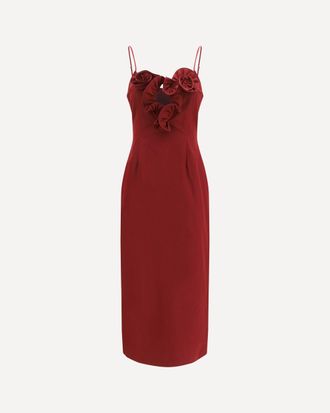 Magda Butrym Flower detail midi Dress Female 36