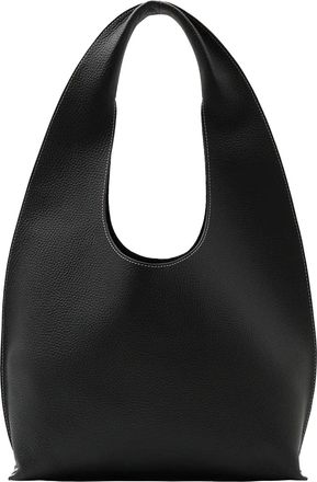 A.P.C. Womens Leather Shoulder Bag La Neige Black Cowskin