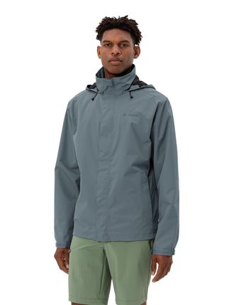 Vaude Outdoorjacke VAUDE MENS ESCAPE LIGHT JACKET, Herren, Gr. 4XL, heron uni, Obermaterial: 100% Polyester, normal, mit verstellbarem Klettverschluss, Jack