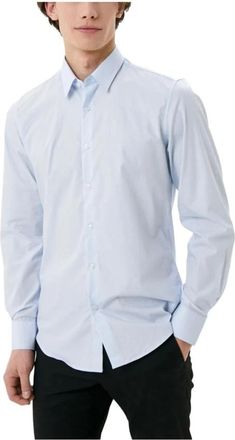 Antony Morato Overhemden, Heren, Blauw, M, Katoen, Napoli Slim Fit Shirt