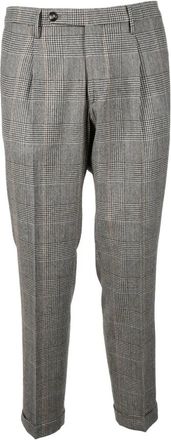 Michael Coal broek - Heren - Slim Fit Broeken - Grijs - W38 - Wol - Broeken