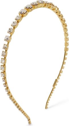 Lelet NY Jax Crystal Headband in Gold at Nordstrom