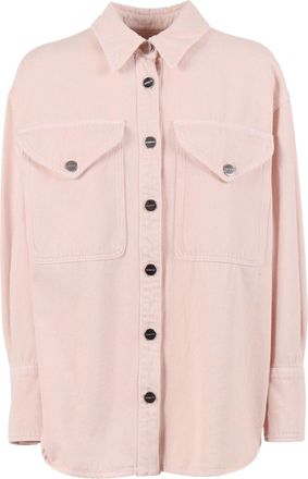Dondup Light Pink Classic Oversized Shirt