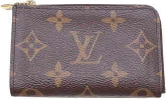 Louis Vuitton Pre-owned Wallets, female, Brown, Size: ONE SIZE Pre-owned Card Case