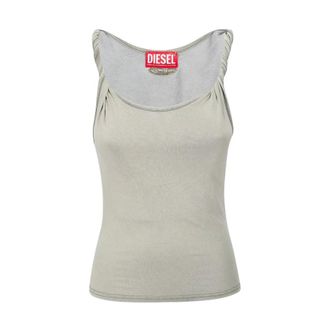 Diesel Sleeveless Tops, female, Gray, Size: XS T-Twy-S1 Tank Top