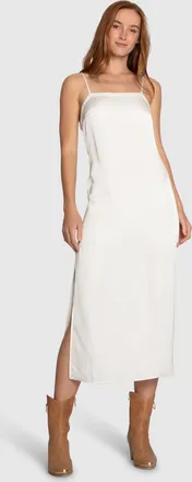 Belle & Bloom Smoke and Mirror Midi Slip Dress