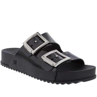 Zaxy Womens Partner Slides Sandals Black 5 UK