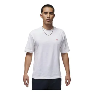 Nike Jordan Air Jordan Brand Embroidered Patch T-Shirt Asia Sizing White FN5983-100