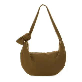 Alysi Shoulder Bags, female, Green, Size: ONE SIZE Bag With Knot