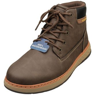 Skechers Garlan Deno Waterproof Mens Casual Boots in Chocolate - 10 UK