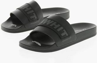 Off-white Solid-Color Slides with Branded Technical Webbing Strap size 40