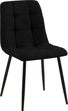 Clp Silla De Comedor Tilde Tela Negro