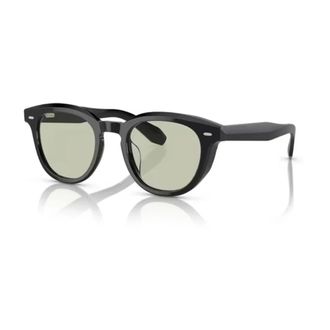 Oliver Peoples Sunglasses, unisex, Black, Size: 48 MM Stylish Sunglasses Green Lenses