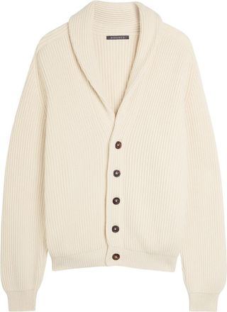 Begg x Co Andrew Knit Cashmere and Cotton-blend Cardigan - Taupe - XL