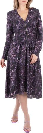 Isabel Marant Magaly Silk Blend Midi Dress, Brand Size 36 (US Size 2)