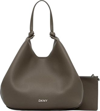 DKNY Paula Extra Large Commuter Tote - Dames - Shoppers - Groen - ONE Size - Leer - Tassen