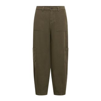 Kaffe Pantaloni - - Trousers - Donna - Verde - 3XL
