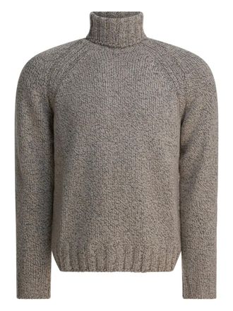 Ermenegildo Zegna roll-neck knitted sweater - men - Cashmere/Wool - 48 - Neutrals