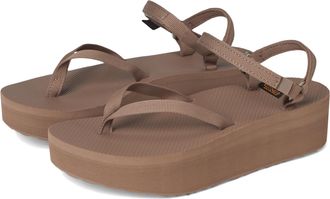 Teva Womens Flatform Sandal Slim Sport, Caribou, 6 UK