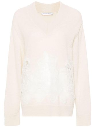 Viktor & Rolf Maglione con scollo a V - Toni neutri