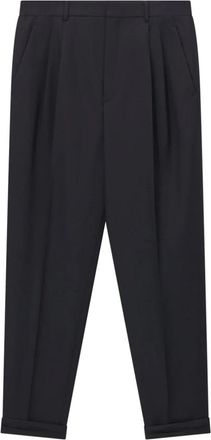 Saint Laurent Slim-fit Trousers, male, Black, Size: L Slim-fit Trousers